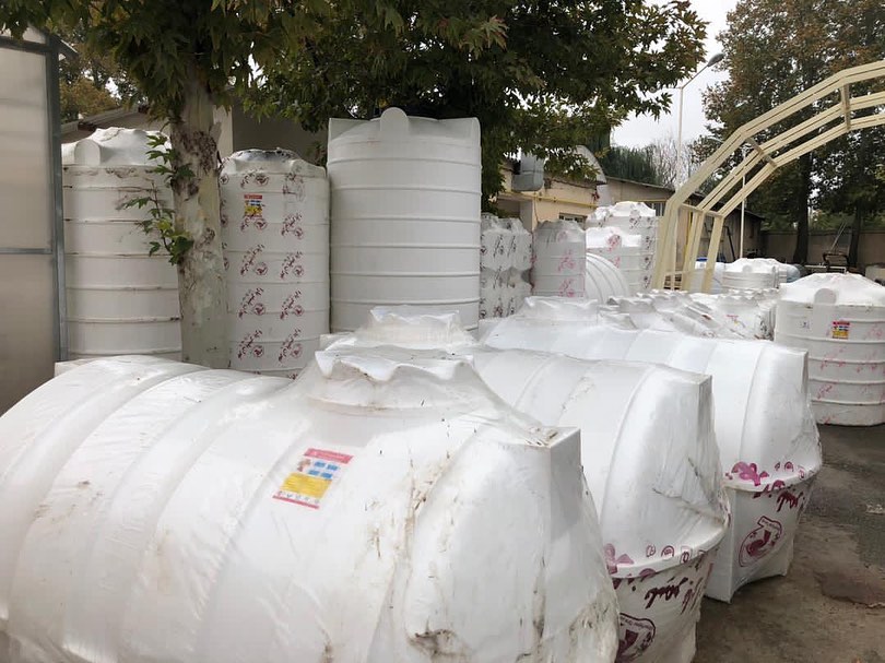 مخزن آب افقی پلی اتیلن