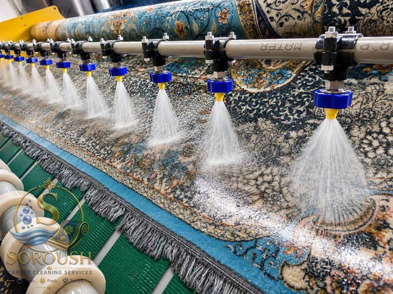 مقایسه شستشوی خانگی و مکانیزه در قالیشویی