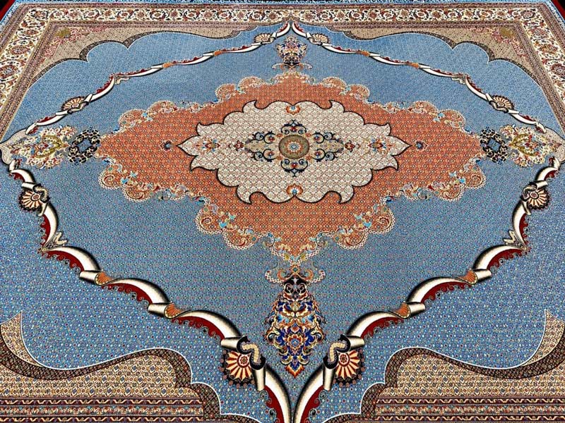 فرش شسته شده در کارخانه قالیشویی سروش
