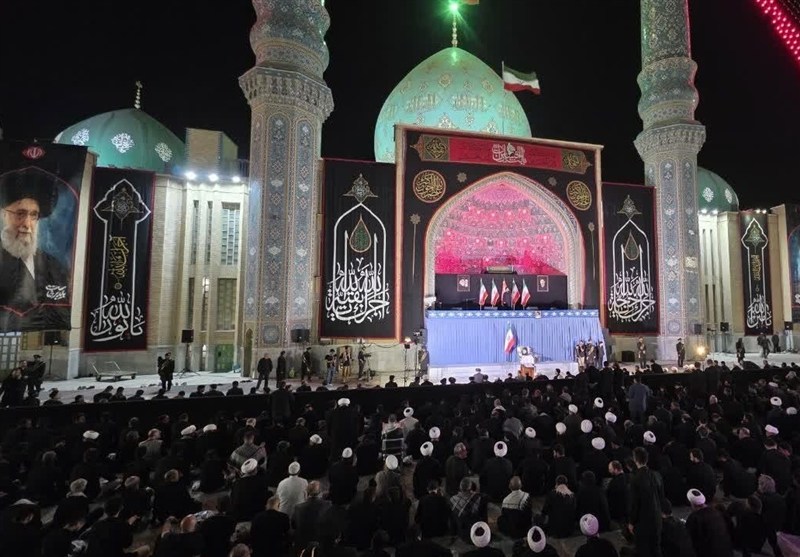 تشییع رهبر شهید , تشییع امام شهید , تشییع آیتاللهالعظمی سید علی خامنهای , بدرقه آقای شهید ایران , اخبار استان قم , آیتالله سید علی خامنهای ,